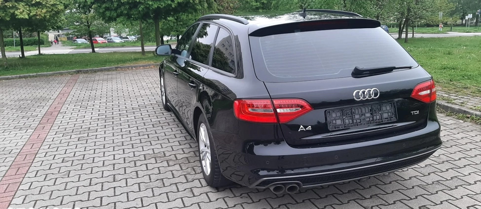 Audi A4 cena 49900 przebieg: 154000, rok produkcji 2013 z Krynica Morska małe 277